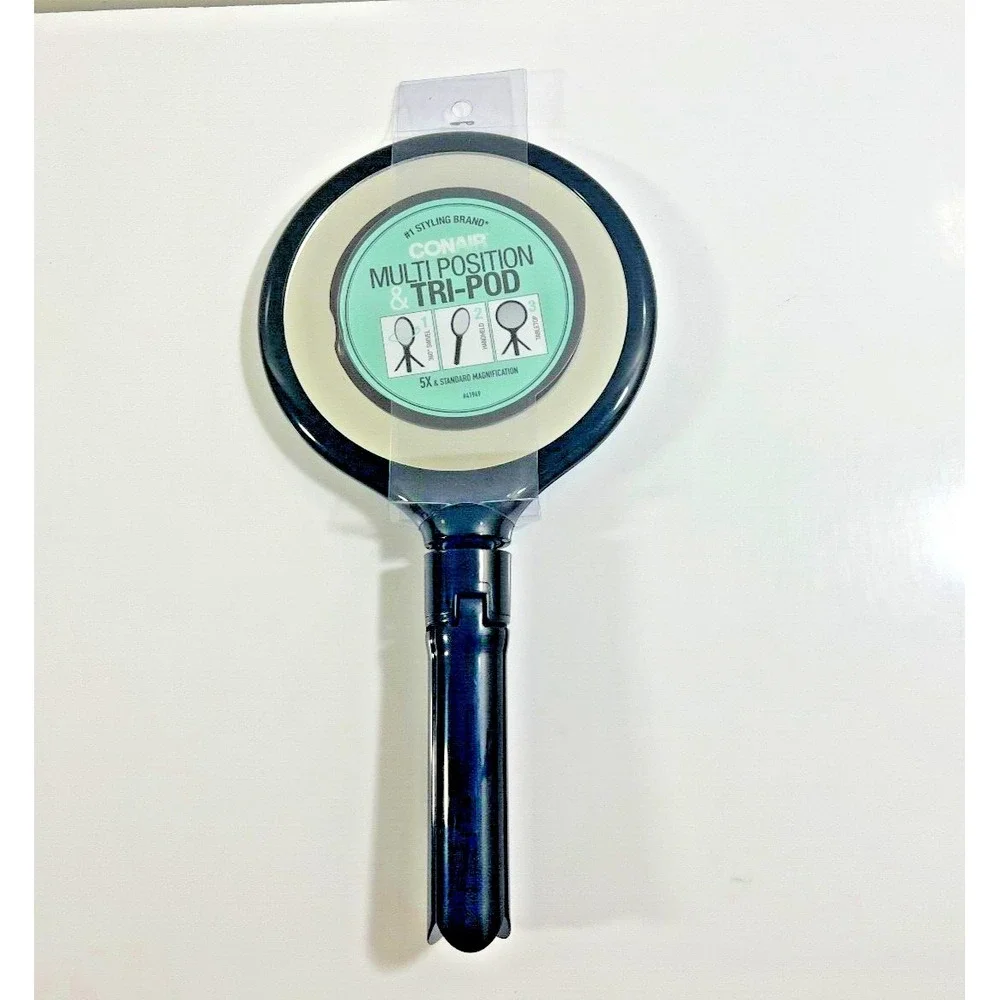 Conair Mirror Makeup - Multi Position & Tri-Pod - 5x & Standard Magnification